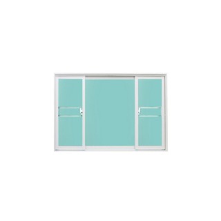 หน้าต่าง ALUMINIUM S-F-S มุ้ง ONE STOP/F8 180x110cm. WHITE | ONE STOP | ONE7WH หน้าต่างบานเลื่อน หน้าต่าง ประตูและหน้าต่