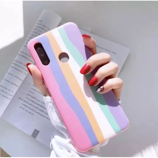 เคสสายรุ้ง สีชมพู Case Redmi Note9 Note9s 9Pro Mi 10T 10TPro Redmi Note8 Note8Pro 8 8A Redmi 9 9A 9C เคสนิ่มซิลิคอน กำมะ