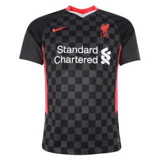 เสื้อกีฬาแขนสั้น ลายทีม Liverpool 3rd 20/21 ชุดเหย้า สําหรับผู้ชาย