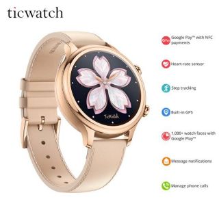 TicWatch C2 Rose Gold Smartwatch [มือ2 สภาพ98% ประกันศูนย์] ระบบ Wear OS