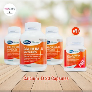 Best SALE อาหารเสริมและวิตามินMega we care Calcium D 90 เม็ด  บำรุงกระดูก ป้องกันกระดูกพรุนอาหารเสริมผู้หญิง