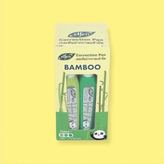 เอลเฟ่น ปากกาลบคำผิด Bamboo 12ด้าม/กล่อง