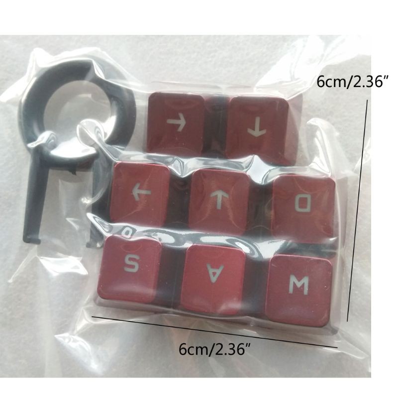 Set Copritasti Retroilluminati WASD E Freccia Per Tastiera Logitech G910, G810, G310 - Compatibile Con Interruttori Romer-G