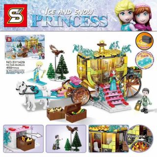 🚚🆓ส่งฟรีEMSไม่ต้องใช้โค้ด SY 1429 Frozen Carriage Ice and Snow Princess
(เลโก้จีน เจ้าหญิง โฟรเซ่น)