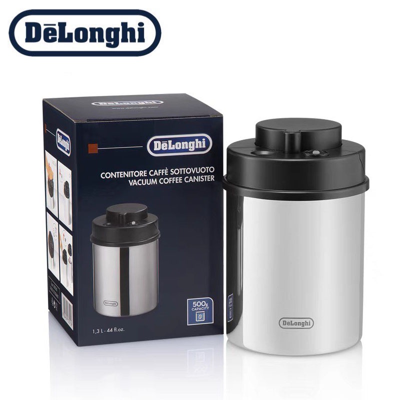Delonghi กระปุกเก็บเมล็ดกาแฟสูญญากาศ กระปุกสูญญากาศ Coffee Canister (บรรจุ1 LB / 500 g) - DLSC063 St