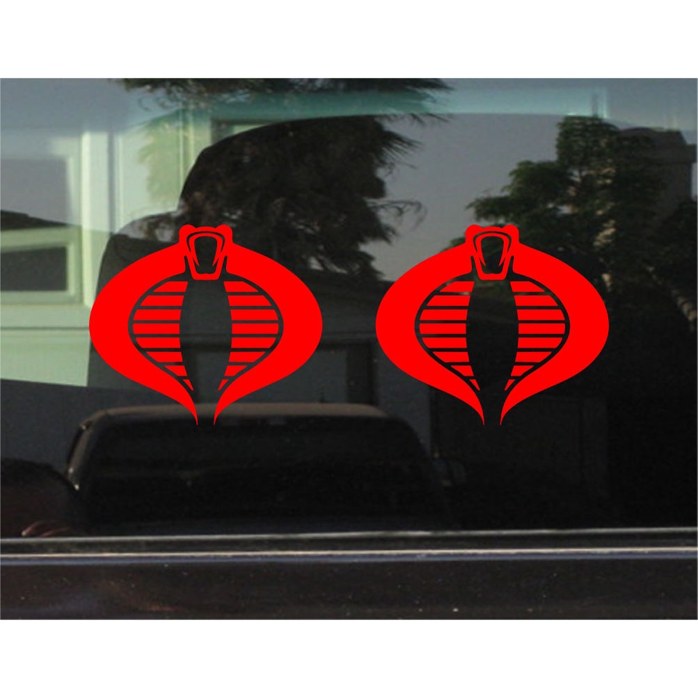 COBRA (GI JOE) สติ๊กเกอร์ไวนิลรูปลอก PAIR