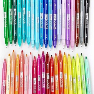 Monami live color | ปากกาเมจิกสีน้ำ 2 หัว ด้ามเดี่ยว