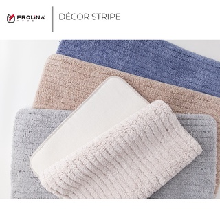 Frolina Bath Rug Decor Stripe พรมเช็ดเท้า ขนาด 50x80 ซม.