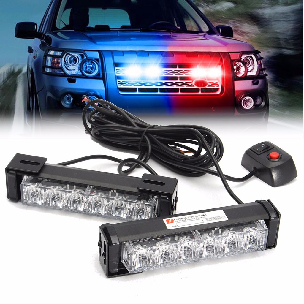 งานเกรด A ไฟไซเรน siren รุ่น 206 LED ตัวยอดนิยม แสงแรง 3 W สว่างสุดๆ สวิทช์เปิด-ปิด และเปลี่ยนสเตปครบ ไม่ต้องต่อเพิ่ม