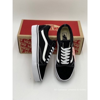 [พร้อมส่ง]  Old Skool Black Classic สีดำ สุดฮิต!ขายดี สินค้าพร้อมกล่อง รองเท้าผ้าใบ รองเท้าส์