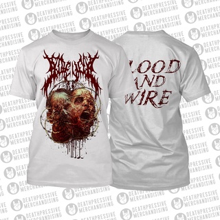 เสื้อยืดผู้ชาย Gorevent เสื้อยืด - เลือดและลวด (สีขาว) S-5XL