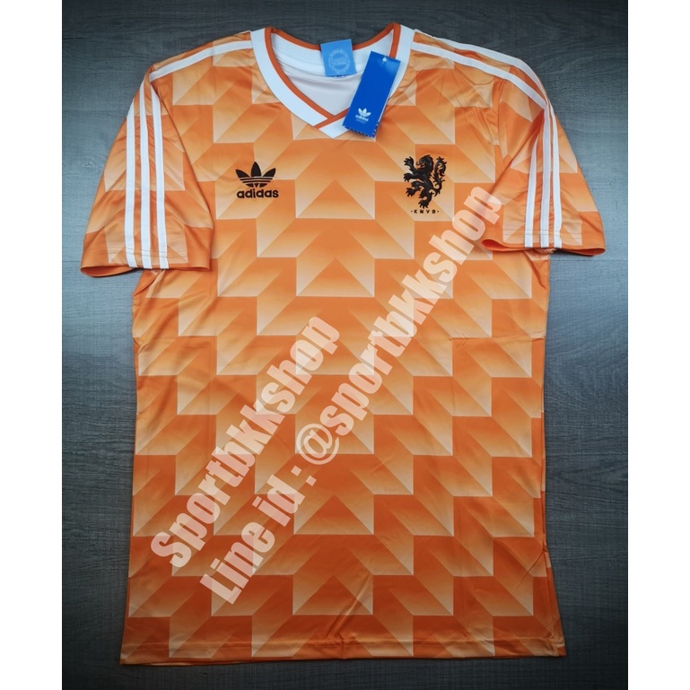 [Retro] - เสื้อฟุตบอล ย้อนยุค Holland Netherland Home ฮอลแลนด์ เนเธอร์แลนด์ เหย้า ชุดแชมป์ Euro ยูโร