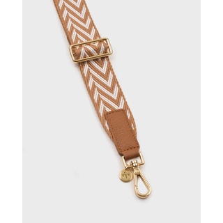 Webbing Bag Strap Zigzag l สายกระเป๋าอะไหล่ทอง , สายกระเป๋าไนลอน, สายกระเป๋านำเข้า