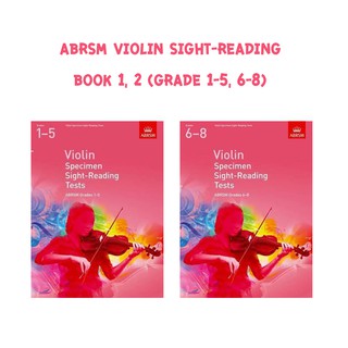 หนังสือแนวข้อสอบอ่านโน้ตไวโอลิน ABRSM Violin Specimen Sight-Reading Tests เล่ม 1-2