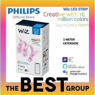 Wiz Smart LED Strip อัจฉริยะ 16 ล้านเฉดสี (Wifi smart strip) (โค้ดรับเงินคืน TSZB6ZX5)