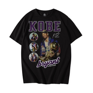 เสื้อยืด พิมพ์ลาย Kobe Bryant Los Angeles Lakers NBA สําหรับผู้ชายS-5XL