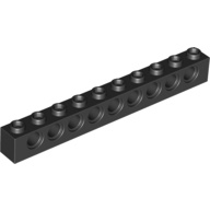 ชิ้นส่วนเลโก้ Lego Part Technic, Brick 1 x 10 with Holes (2730) ราคา/ชิ้น