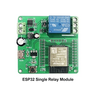 Esp32-wroom บอร์ดโมดูลรีเลย์ไมโคร USB 5V 4M ESP32 DC 7-60V