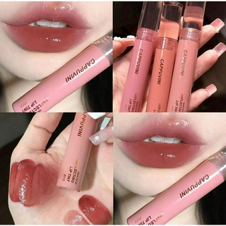 M317 Cappuvini ลิปสติก ลิปกลอส 6 สี สวยมาก กันน้ำ ติดทนนาน