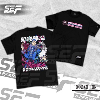 เสื้อยืด cotton SEF Apparel Anime series Hunter X Hunter Chrollo Lucilfer Spider Unisex T shirt