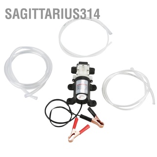 Sagittarius314 12V 45W Car Electric Oil Diesel Fuel Extractor Transfer Pump with Crocodie Clip