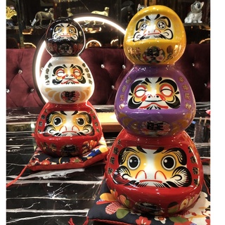 ดารุมะ สูง 28cm Daruma ญี่ปุ่น ตุ๊กตามงคล มั่งคั่งร่ำรวย ขอพรให้สมหวัง สูง 3 ชั้น ขนาด 14*14*28 CM