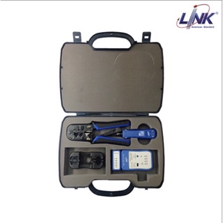 LINK LAN PROFESSIONAL SET OF TOOL &amp; TESTER กระเป๋าเครื่องมือติดตั้งสาย LAN ครบชุด US-8030