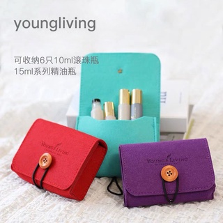 Young Living กระเป๋าใส่ขวดน้ํามันหอมระเหย 6 ชิ้น 5มล./10มล.(ไม่รวมขวด)