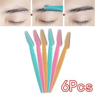 [Ready Stock] 6X Womens Eyebrow Shaping Razor Trimmer Blade Shaper Shaver Face Lip Hair Eyebrow Remover Set