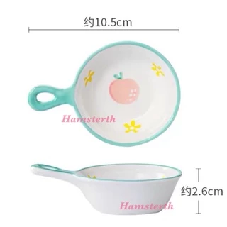 [Hamsterth] ถ้วยเซรามิค ถ้วยอาหาร ชาม อาหาร แฮมสเตอร์ เม่นแคระ ถ้วย สำหรับสัตว์เลี้ยง