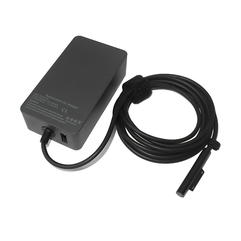 ​15V 6.33A 102W Charger for Microsoft Surface Book 2 Laptop Ac Power Adapter 5V 1.5A USB Charger for
