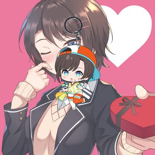 พวงกุญแจ Oozora Subaru Holive Vtuber Ganci