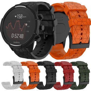 สายนาฬิกาข้อมือซิลิโคน 24มมสําหรับ Suunto 7/ D5/ Suunto9/9 Baro/ Spartan Spartan