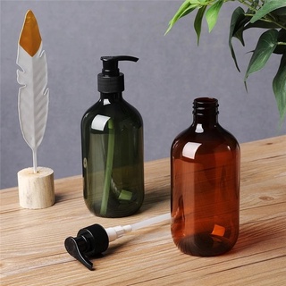 【High Quality】ขวดปั๊มบรรจุแชมพูโลชั่นขนาด 300/500ml