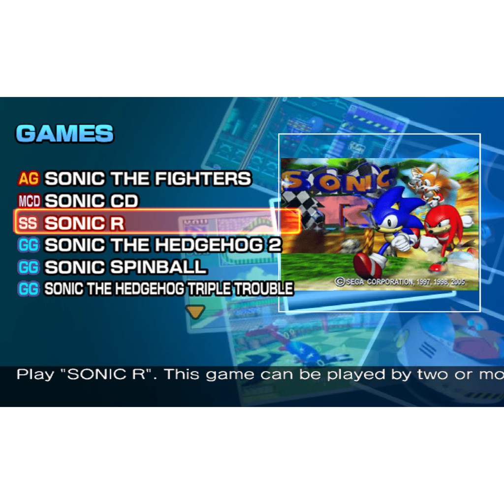 Sonic Gems Collection [USA] [PS2DVD]