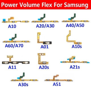 ปุ่มเปิดปิดปุ่มด้านข้างสําหรับ Samsung A10 A20 A30 A50 A70 A01 A11 A10S A21S A20S A21S A30S A51 A21 A31 A50S A70S