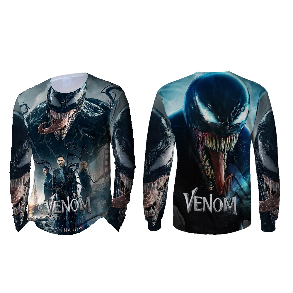 [TiniShop] VENOM เสื้อยืดพิมพ์ลายเต็มตัว / เสื้อยืด Venom สําหรับผู้ชาย