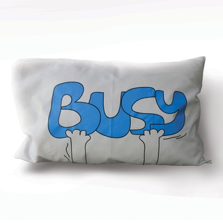 (ซื้อ 1 เเถม 1) ปลอกหมอนเดี่ยว ลาย Busy