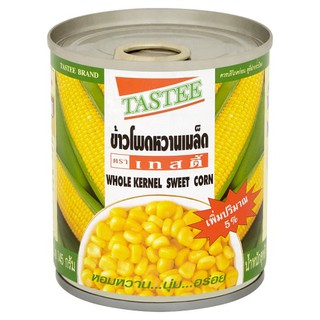 (แพ็ค 3 กระป๋อง) เทสตี้ ข้าวโพดหวานเมล็ด 180 กรัม Tasty Sweet Corn Kernels เสริมอาหารมื้อปกติหรือเป็นอาหารว่าง สลัดผัก