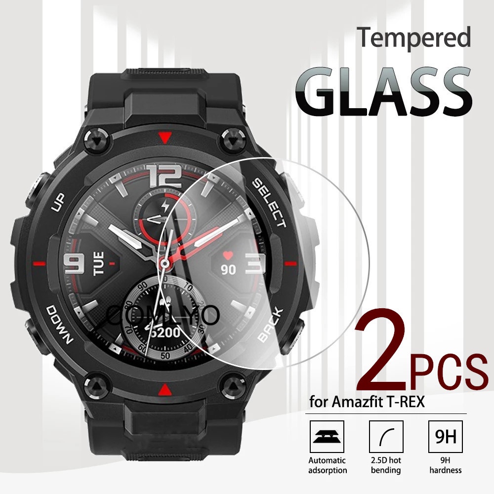 For Amazfit T-REX PRO T REX ฟิล์มกระจกนิรภัยกันรอยหน้าจอ HD 9H สําหรับ