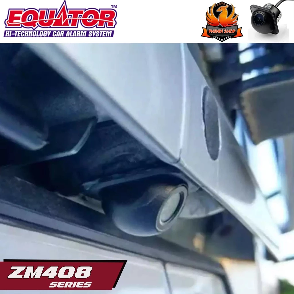 กล้องถอยหลังติดรถยนต์แบบเจาะ EQUATOR Rear Camera รุ่น ZM408 กล้องมองหลัง ติดกับวิทยุ จอ2ดิน จอแอนดรอยตรงรุ่น กัยชนรถเก๋ง thumbnail 3