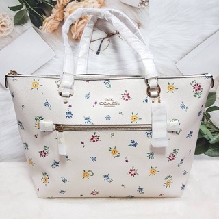 🌸 COACH C4251 GALLERY TOTE WITH WILD MEADOW PRINT