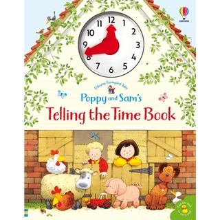 หนังสือนิทานภาษาอังกฤษ Poppy and Sams Telling the Time Book (Farmyard Tales Poppy and Sam) - Board book