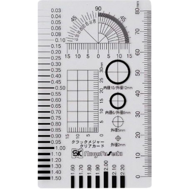 0.03-1.50 มม. Niigata CM-CKD Crack Gauge