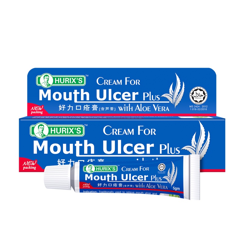 HURIXS CREAM FOR MOUTH ULCER PLUS 5g
