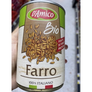 D’Amico Bio Farro 400 g. สเปลต์ ในน้ำเกลือ ตรา ดามิโก้ 400 กรัม ฟาร์โร เลสซาโต้ ไบโอ