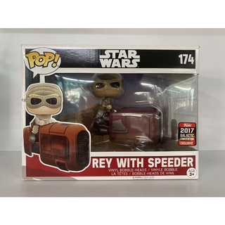 Funko Pop Ride Rey With Speeder Star Wars Galactic Convention 2017 Exclusive 174