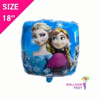 balloon fest ลูกโป่งฟอยล์ Elsa กับ Anna ราชินีน้ำแข็ง