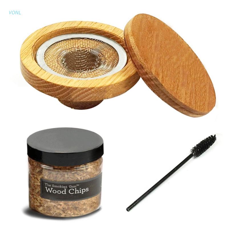 Vonl Cocktail Smoker Kit Antique Fireplace Drink Smokers Wood Cocktail Smoker Box Tool Bar Wine Smok