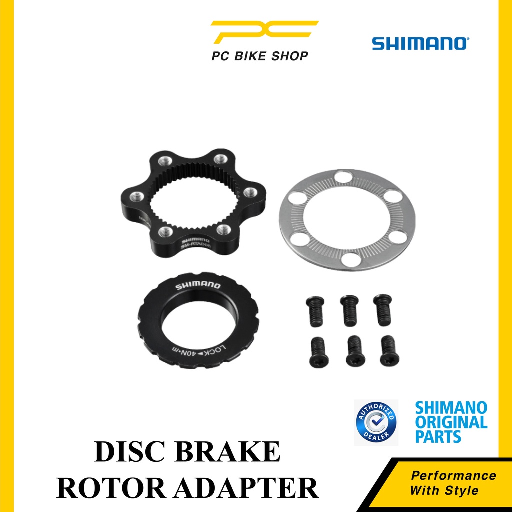 SHIMANO DISC BRAKE ROTOR ADAPTER SM-RTAD05 Chainring ขี่จักรยาน Mtb จักรยานเสือภูเขาส่วนประกอบ Basik